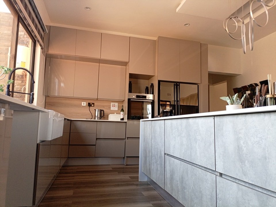 Open plan living kitchen